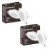 Crompton Star Slim Recessed Downlighter 3W Round Warm White | Pack Of 2 | False Ceiling Required, Cutout: 3″ | For Hall, Bedroom, Kitchen, Office, Store