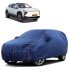 Sulfar 100% Water Resistant Car Body Cover Compatible with Mirror for Nissan Magnite (Triple Stitched, Full Bottom Elastic, Black with Red Piping)