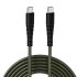 Urbn Micro Usb 3.4 Amp | 20W Fast Charging Cable | Unbreakable Rugged & Nylon Braided | Quick Charge (Qc) Compatible | Made In India | Length (5 Feet) – Black