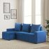 Coirfit Smart Homes Snoozy Three Seater, 5′ X 6′ Feet Folding Sofa Cum Bed – Perfect for Guests – Jute Fabric – Grey