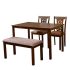 Nilkamal CENTBL5 Plastic Contemporary Center Table (Weather Brown)
