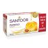 Santoor PureGlo Glycerine Soap with Almond Oil and Glycerine, 125g (Pack of 6) for Nourished Glowing Skin