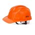 Aktion AK H01_WHT Safety Helmets Nape Type, Color: Orange, Pack of 10, IS 2925:1984