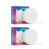Crompton Platina Star Stylus Surface Panel 12W Round Warm White | Pack of 2 | No False Ceiling Required, Outer Dimension: 120 mm | Surface Mount | for Hall, Bedroom, Kitchen, Office, Store