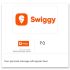 Swiggy |E-Gift Card |Instant Delivery | Valid for online purchases | Redeemable across Swiggy Food, Instamart, and Dineout